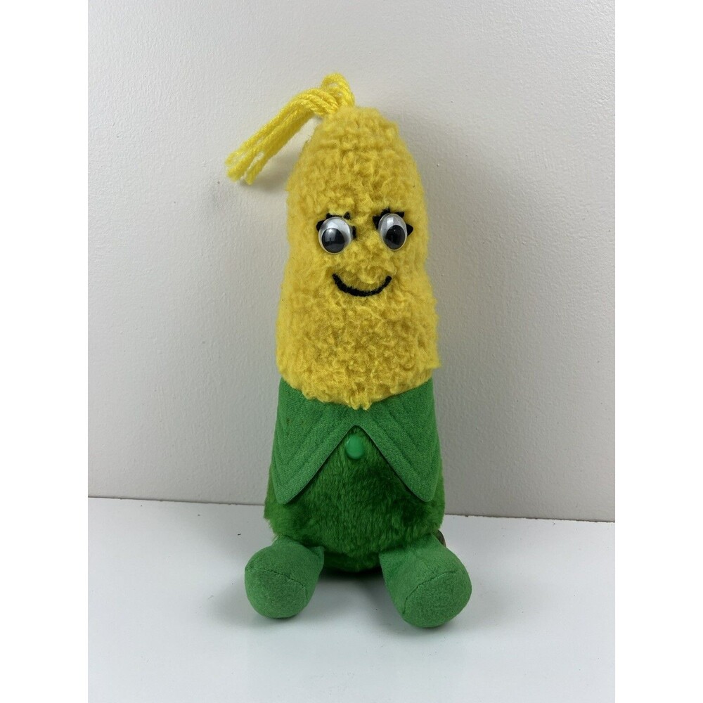 VINTAGE 1982 Del Monte Country Yumkin Cobbie Corn 13" plush toy Doll Kitschy